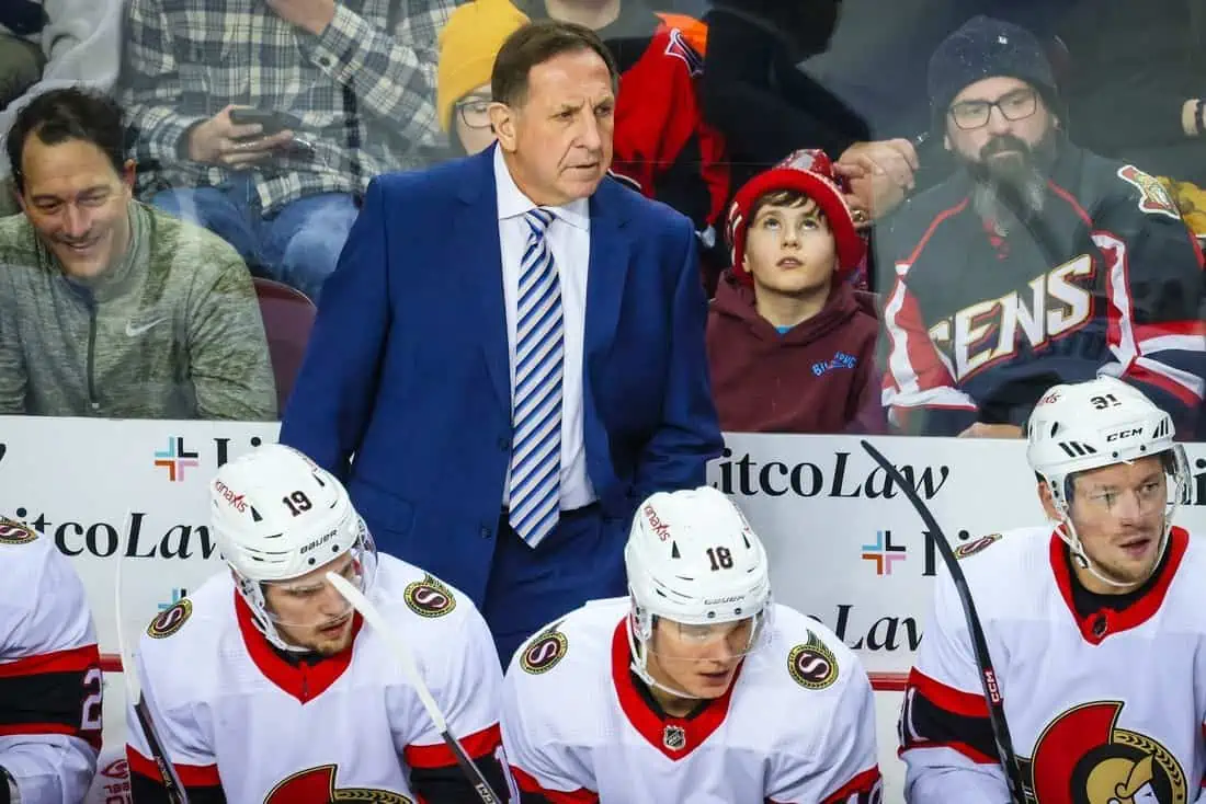 NHL: Ottawa Senators at Calgary Flames