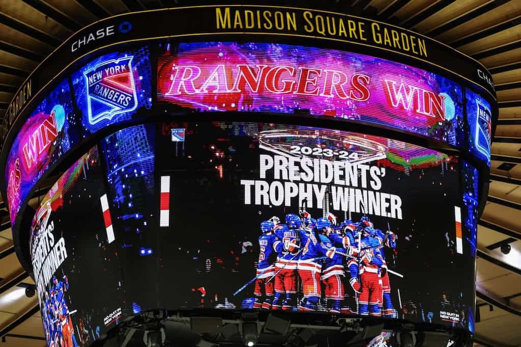 Presidents Trophy Belongs to the New York Rangers