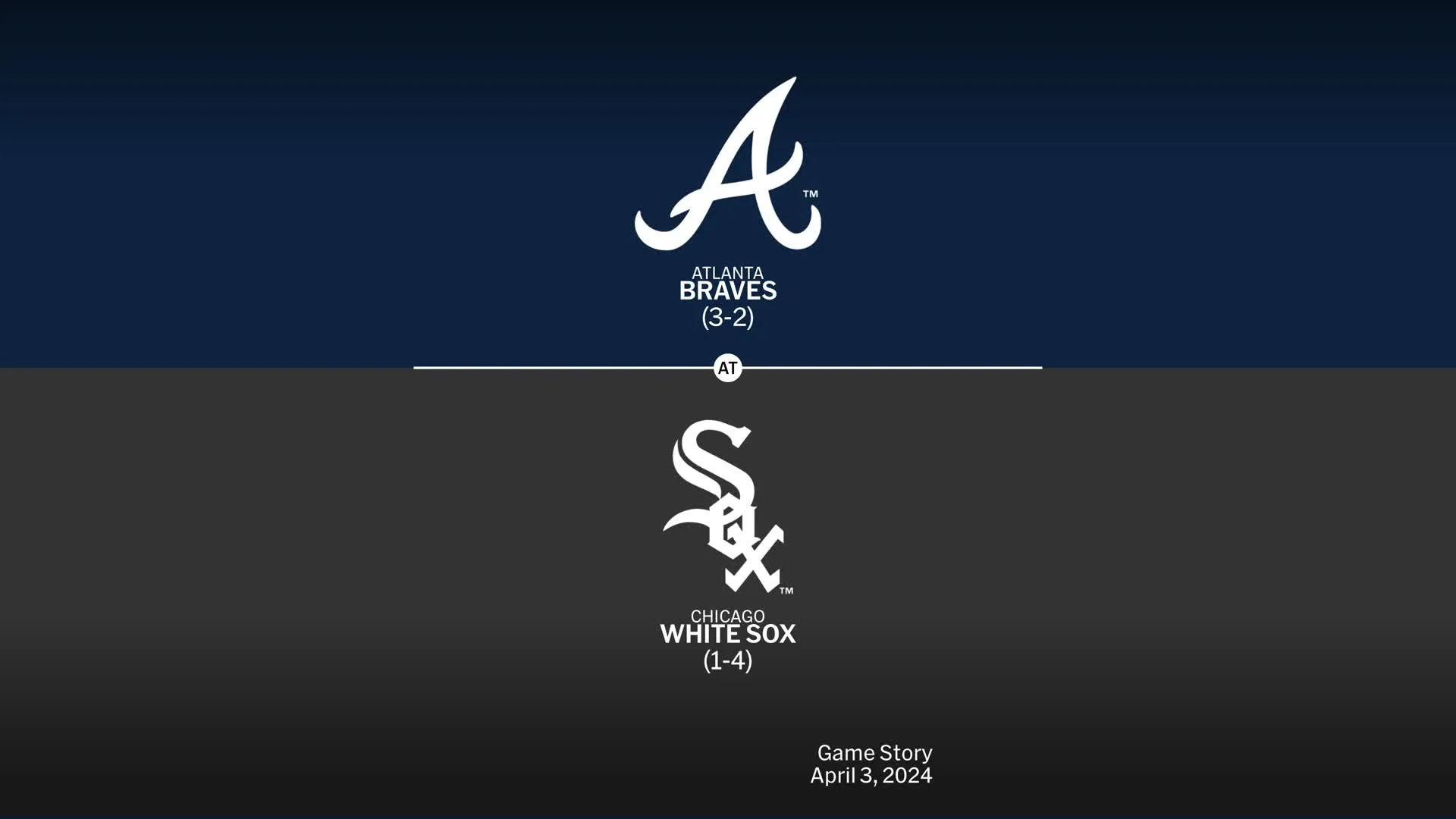 white sox vs braves